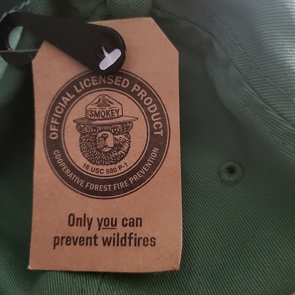 Smokey Bear Only You Green Hat - Picture 7 of 7